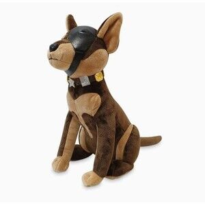 Disney Plush Wink the Dog Cruella Live Action Movie 11'' Seated Faux Fur New OOS